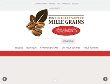 Tablet Screenshot of millegrains.com